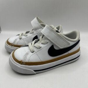 Nike Court Legacy Shoes Little Kids Toddlers Size 7C White DA5382 102
